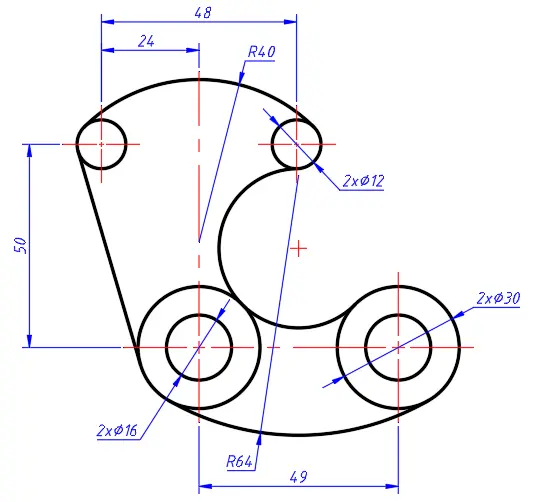 solidworks工程图中圆角怎么标注